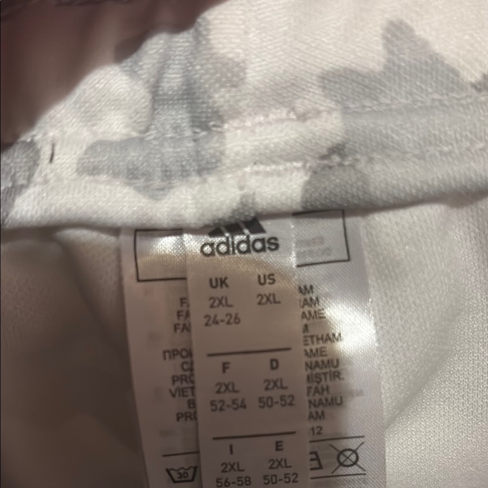 Adidas Gray Camouflage Track Pants - Picture 4 of 4